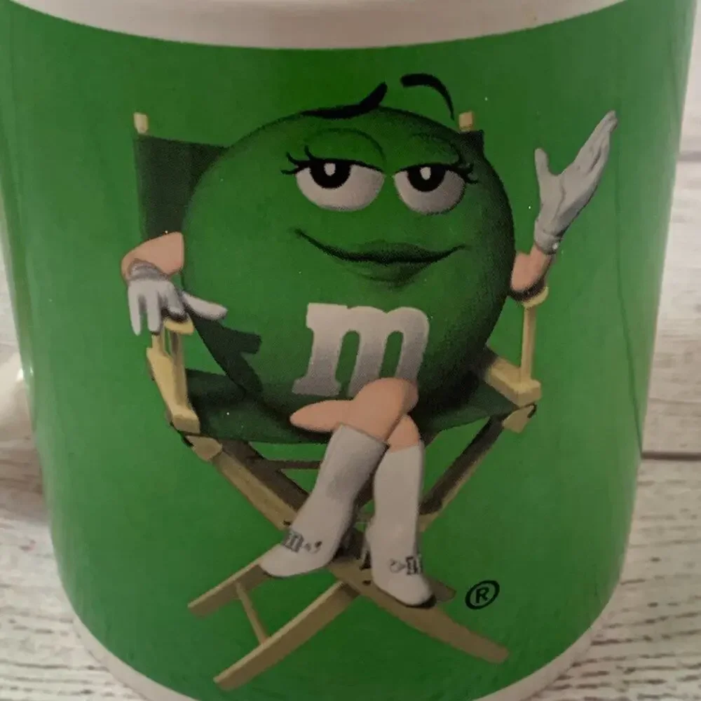 Green M&M Coffee Mug Collectible Mars Cup by Cyrk, Inc. Tea Hot Chocolate